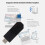 USB-AC11 AC600M DualBand Nero 600Mbps USB2.0 4