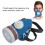 Modèle 3406001 Demi-masque à gaz en caoutchouc 4