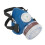 Modèle 3406001 Demi-masque à gaz en caoutchouc 15