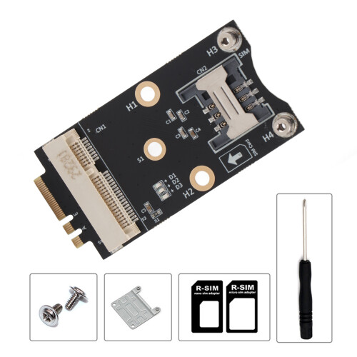 Adattatore da M.2 a Mini PCI-E Chiave A/E 2230 Modulo WiFi 3G/4G 1