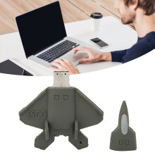 Poupée combattante de dessin animé grise clé USB 64 Go ABS