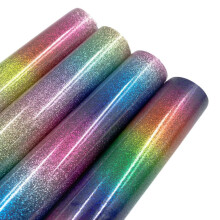 Vinyle PU holographique arc-en-ciel 0,25 mm - 30x25/30x50/20x50