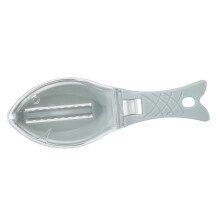 Scale Scraper Manual Lightweight Remove Fish Scales Remover Removing Tool Kitchen SuppliesBlue