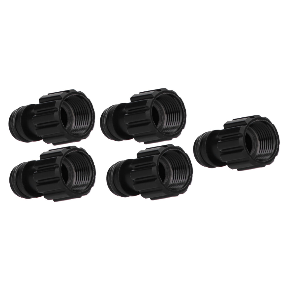 5Pcs G3/8 Female Thread Nipple Connector Plastic Faucet Quick Connector Garden Irrigation Water Pipe Fittings 8011322620649
