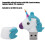 Chiavetta USB 2.0 da 16 GB Blu Compatto Animale 11