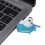 Chiavetta USB 2.0 da 16 GB Blu Compatto Animale 15
