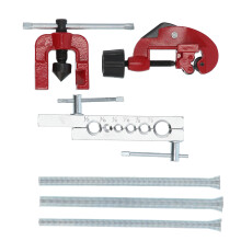 6PCS Flaring Tool Kit Tube Expander Spring Reamer Tube Cutter for Copper Pipe/Tubing CT‑8012