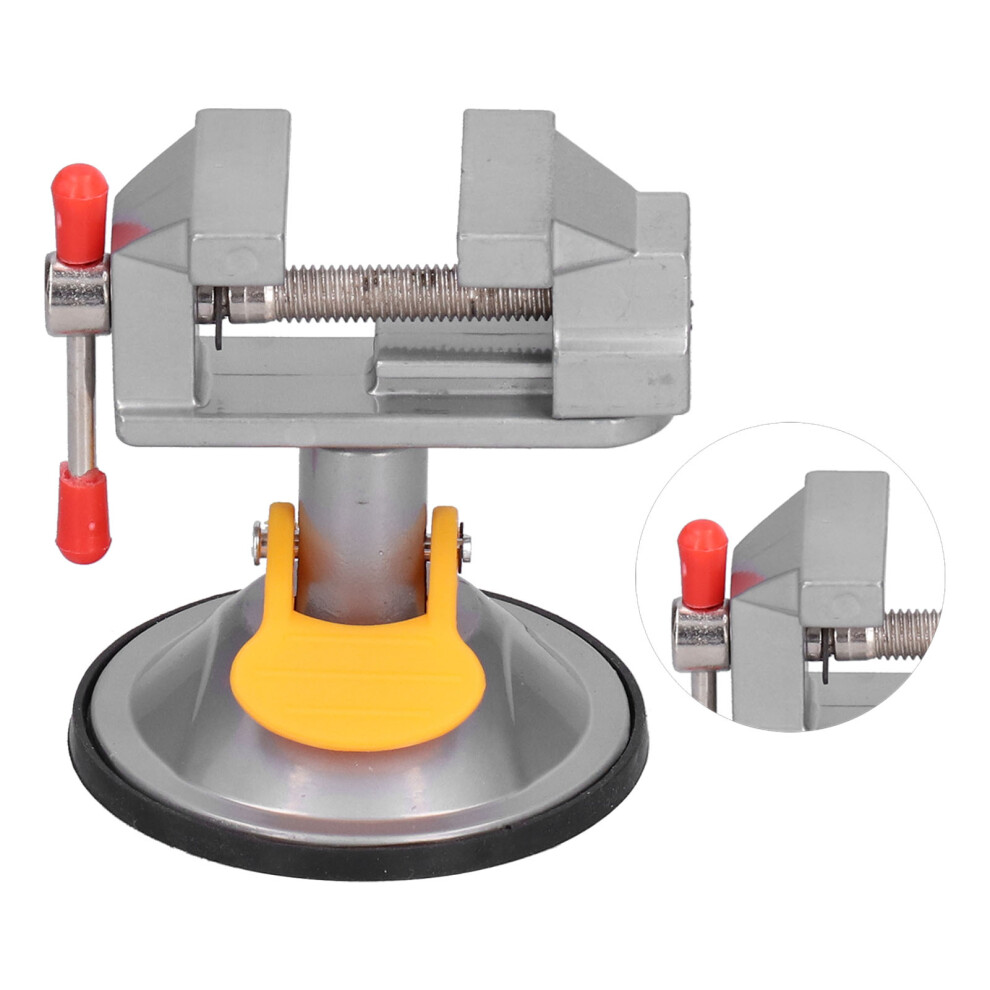 Suction Cup Mini Vise 45# Steel 360 Degree Rotation Mini Hand Tool For Glass Desktop Metal 4951322626392