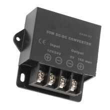 EA50-5V Convertitore DC-DC da 50W 64x53x20mm ABS