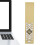 Clé USB métallique USB 2.0 64 Go Étanche et compacte 12