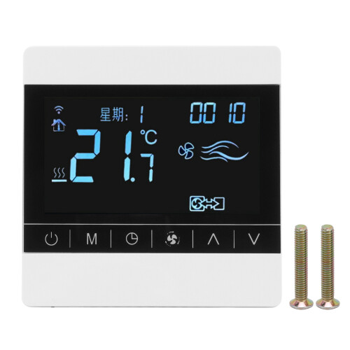 Thermostat à écran LCD, 220 V CA, 5-35 C, 3 A, NTC 1