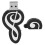 Clé USB Black Note de 32 Go en plastique compact 4