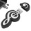 Clé USB Black Note de 32 Go en plastique compact 6