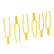 50 pezzi di fascette di fissaggio per piante in plastica per giardino 6,5x1,5 cm