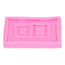 Stampo in silicone a forma di cornice per foto retrò rosa 120g/4.2oz
