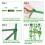 Support de plante en plastique empilable de 45 cm 13