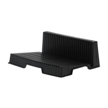 Antistat 46oz Staffa a L per rack PCB 25x20,5x9 cm Nero