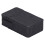 Custodia per sigarette in PU nera a righe 10,4x6x3 cm 12