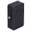 Custodia per sigarette in PU nera a righe 10,4x6x3 cm 4