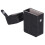 Custodia per sigarette in PU nera a righe 10,4x6x3 cm 8