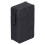 Custodia per sigarette in PU nera a righe 10,4x6x3 cm 6