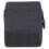 Custodia per sigarette in PU nera a righe 10,4x6x3 cm 9