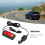 Mini termometro 7.5x3.3x1.4cm nero DC12V 12
