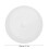 Bouchon d'évier en silicone 71 g blanc 15,4 cm / 6,1 po 7