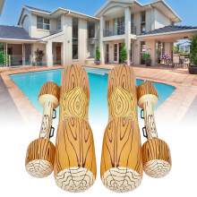 Ensemble de 2 bouées gonflables pour piscine en PVC 140x35cm & 120x20cm