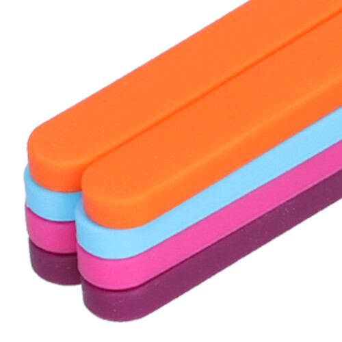 Set da 6 sottopiatto in silicone pieghevoli per pentole, 4.4oz, multicolore 2