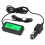 Mini Thermometer Electronic Temperature Meter with LCD Display DC12V for Car Indoor OutdoorGreen 11