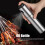 Distributeur d'huile en acier inoxydable 6.4 oz argent 4