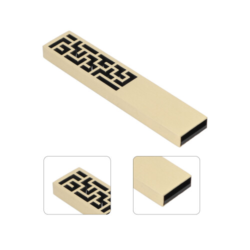 Chiavetta USB metallizzata 2.0 da 16 GB impermeabile 2