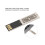 Clé USB en métal USB 2.0 128 Go étanche argentée 11