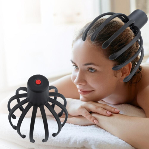Masseur pieuvre à trois vitesses 17,6  13,7  13,7 cm USB 1