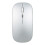Mouse sottile 2.4G BT5.0 500mAh 112x58x25 Argento 3