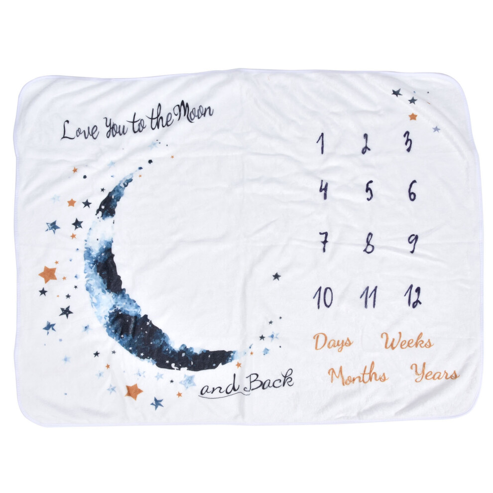 Baby Monthly Milestone Blanket Baby Shower Growth Chart Photography Background Blanket