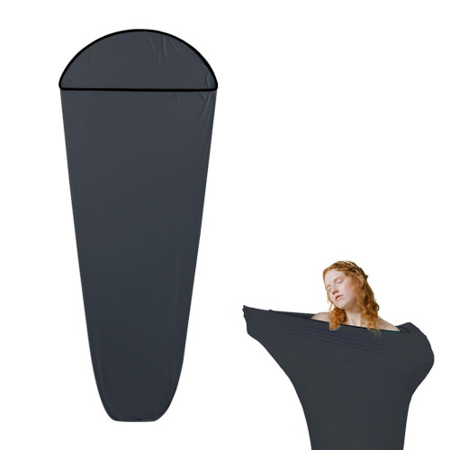 Sac de couchage élastique 1P 200x80 cm, emballé 19x9x9 cm 1