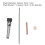 Mandrin pour stylo Morse n2 arbre de 6 mm Silver Pro 7