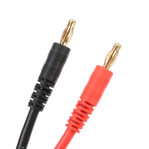Câble XT60 vers connecteur banane 4 mm 22 cm 12AWG silicone 2