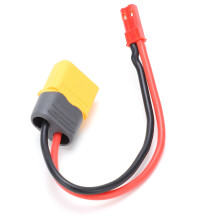 Câble XT60 vers connecteur JST mâle, 18 AWG, 9,8 cm, plaqué or