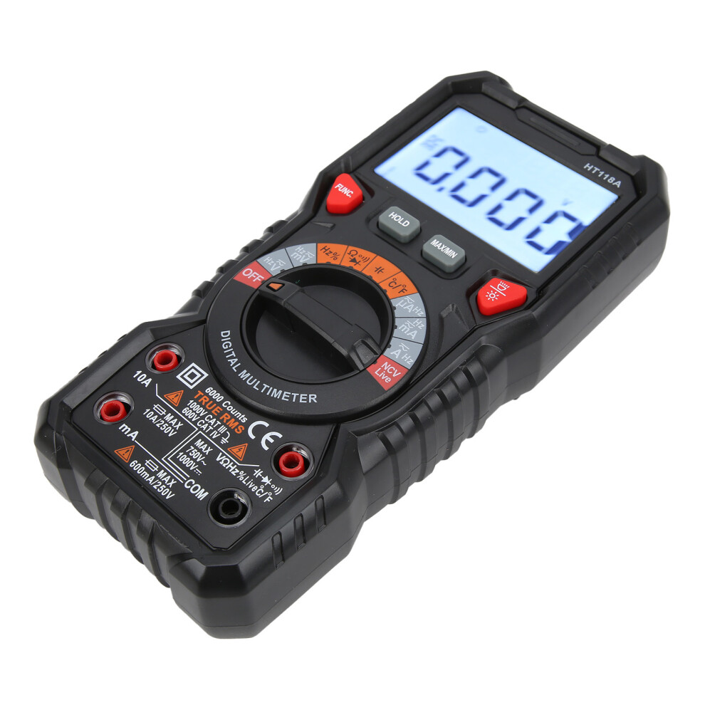 Ht118a Digital Multimeter Automatic Range Multifunction Voltage Tester Current Meter For Electrician 8381322634107