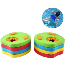 4 Pcs Kids Arm Float Discs EVA Swim Float Colorful Discs Armbands Floating Sleeves Buoyancy Circles Rings