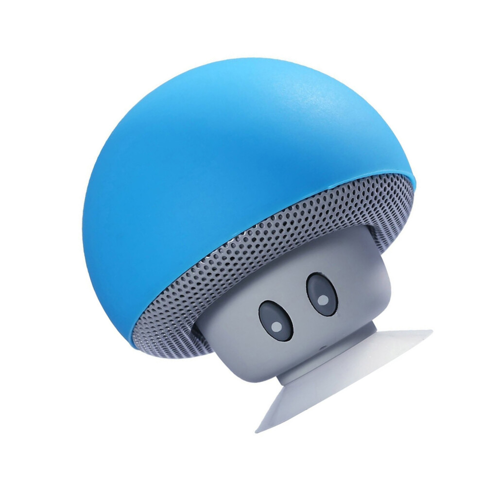 Mini Bt Mushroom Speaker Wireless Portable Speaker With Mic Suction Cup For Smartphones Tablets 8771322636889