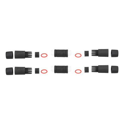 2 pezzi IP67 impermeabile RJ45 CAT6/5E/5 accoppiatore 1