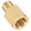 Laiton 1/8 NPT à 1/8 BSPT Pression d'huile 25 mm 15