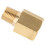 Laiton 1/8 NPT à 1/8 BSPT Pression d'huile 25 mm 10