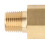 Laiton 1/8 NPT à 1/8 BSPT Pression d'huile 25 mm 12