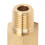 Laiton 1/8 NPT à 1/8 BSPT Pression d'huile 25 mm 5