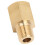 Laiton 1/8 NPT à 1/8 BSPT Pression d'huile 25 mm 7
